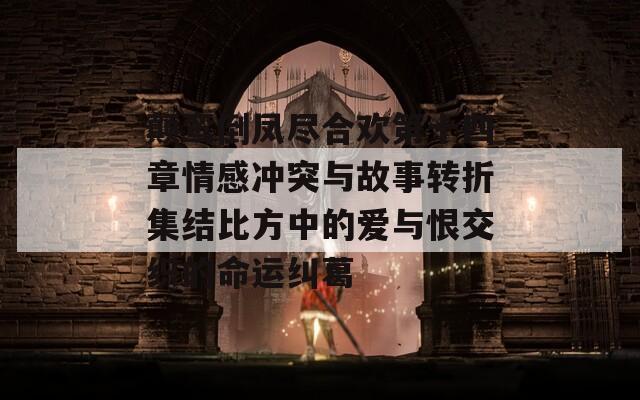 颠鸾倒凤尽合欢第十四章情感冲突与故事转折集结比方中的爱与恨交织的命运纠葛  第1张